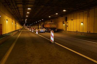 В тоннеле петербургской дабы с понедельника ограничат движение