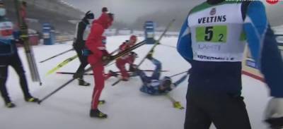 Россиянин и финн подрались на Кубке мира по лыжным гонкам