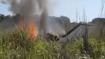 Самолет с футболистами разбился в Бразилии, все погибли
