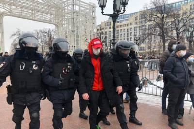 МВД назвало число участников несогласованной акции в Москве