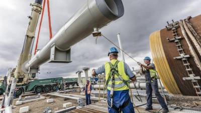 Работы по достройке Nord Stream 2 начались в водах Дании