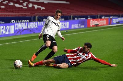 Атлетико обыграл Валенсию в матче чемпионата Испании
