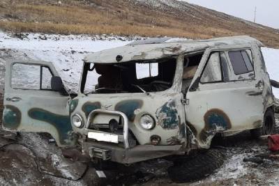 Водитель погиб в слетевшем с дороги УАЗ в Забайкалье