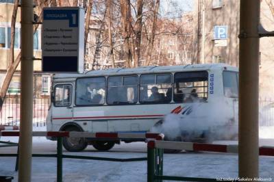 Томский автовокзал отменил несколько рейсов из-за холодов