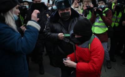В Москве на Пушкинской МВД насчитало более 4 тысяч протестующих