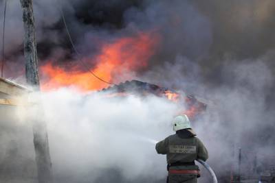 Более 40 человек спаслись во время пожара в Омской области