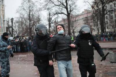 МВД назвало число участников акции 23 января в поддержку Навального