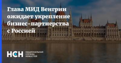 Глава МИД Венгрии ожидает укрепление бизнес-партнерства с Россией