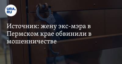 Источник: жену экс-мэра в Пермском крае обвинили в мошенничестве