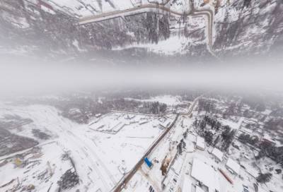 Дорожники показали панораму строительства путепровода во Всеволожске