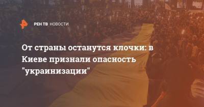 От страны останутся клочки: в Киеве признали опасность "украинизации"