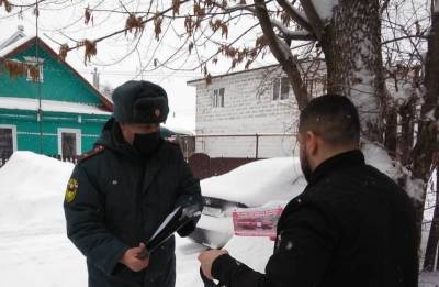 В Ульяновске жителям частных домов рассказали о правилах пожарной безопасности