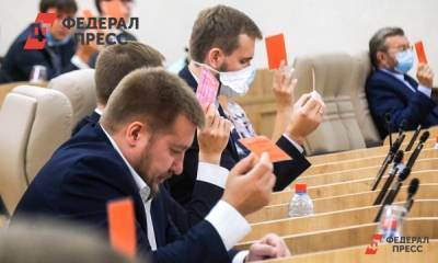 Депутатам Екатеринбурга ежемесячно нужно по 57,5 тыс рублей на карманные расходы