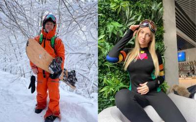 Лыжи, купание в бассейне и сноуборды: как проводят зимний отдых украинские звезды