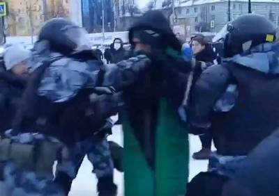 Названо число задержанных в Рязани 23 января