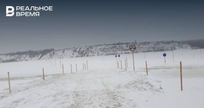 В Татарстане приостановили работу ледовой переправы через Каму по маршруту Покровское — Красный Ключ