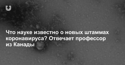 Что науке известно о новых штаммах коронавируса? Отвечает профессор из Канады