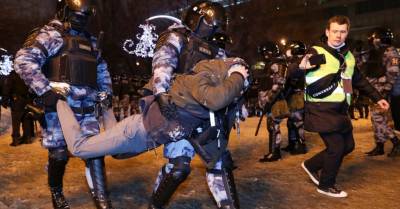МИД: Латвия призывает Россию незамедлительно освободить участников протестов 23 января