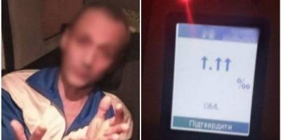 Даже Драгер «сломался»: в Киеве задержали водителя с рекордным уровнем алкоголя в крови