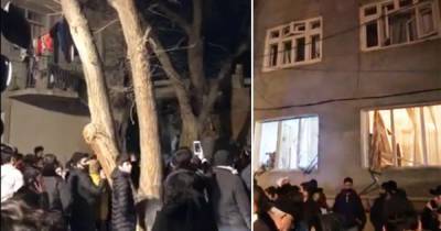 Взрыв прогремел в жилом доме в Баку, под завалами могут быть люди