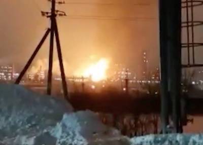На заводе "Уфаоргсинтез" произошел пожар