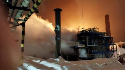 Пожар на заводе в Уфе локализовали