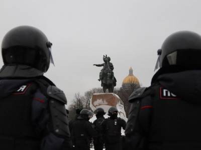 Получившая удар в живот от полицейского на акции в Петербурге обратится в Следственный комитет
