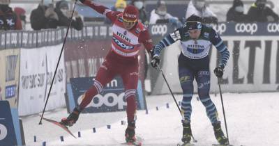 Большунов извинился перед сбитым им на трассе финским лыжником