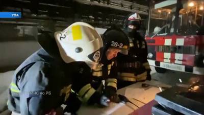 Пожар на заводе в Уфе тушили 11 часов
