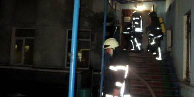 В Одессе в медицинском центре для больных Covid-19 ночью произошел пожар