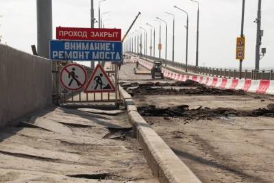 В Тверской области ремонтируют аварийный мост через реку