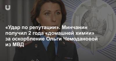 «Удар по репутации». Минчанин получил 2 года «домашней химии» за оскорбление Ольги Чемодановой из МВД
