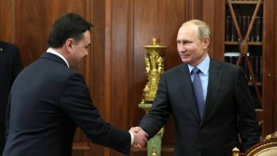 Путин и Воробьев открыли Репинскую развязку в Химках