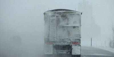 Снегопад во Львовской области: одну из трасс закрыли для проезда грузовиков
