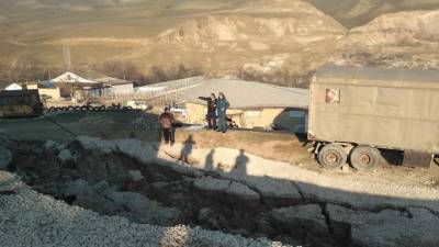 Оползень разрушил два здания в дагестанском селе