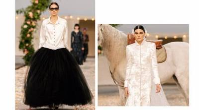 Вместо показа Chanel устроили свадебную церемонию — с гостями, подружками и невестой на белом коне