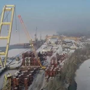 В САД рассказали о строительстве запорожских мостов: работы ведутся в Кривой бухте. Видео
