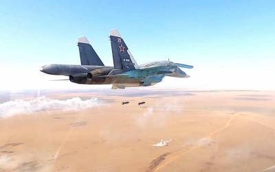 Охота российской авиации на банды ИГИЛ попала на видео
