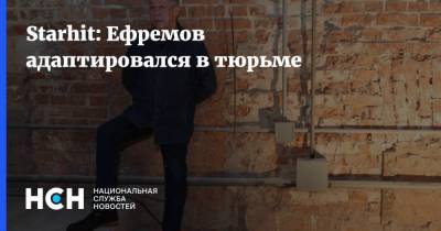 Starhit: Ефремов адаптировался в тюрьме