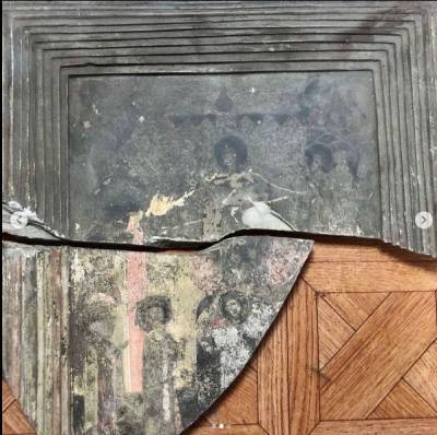 В Тюмени в церкви Спаса, где ранее нашли останки Текутьева, обнаружили рукописную икону