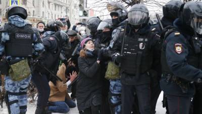 В Москве задержали тикток-блогера после акции 23 января