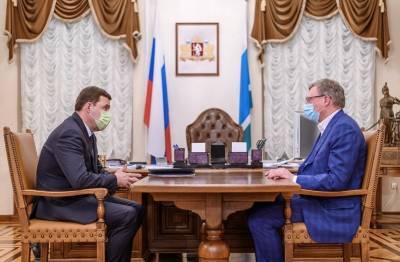 Губернаторы Свердловской и Омской областей обсудили обмен товарами