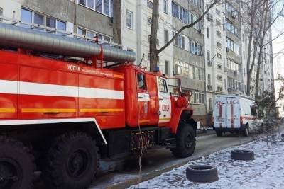 В Астрахани на пожаре снова пострадал мужчина