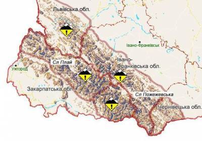В горах Львовской области объявили снеголавинную опасность