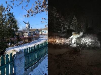 В Украине убрали последний памятник Ленину