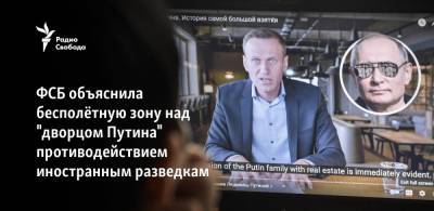 ФСБ объяснила бесполётную зону над "дворцом Путина" противодействием иностранным разведкам