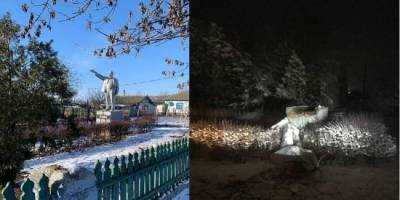 В Одесской области снесли последний памятник Ленину