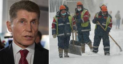 Глава Приморья раскритиковал городские службы за плохую уборку снега