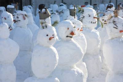 В России полиция разогнала митинг снеговиков, никто не уцелел