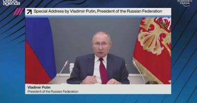 «Борьба всех против всех» и «мрачная антиутопия»: о чем Путин предупредил бизнес-элиту в первом за 12 лет выступлении на форуме в Давосе
